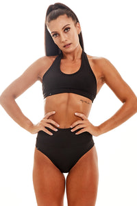 Karma Fold Over Shorts (Black)