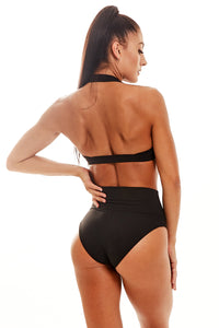 Karma Fold Over Shorts (Black)