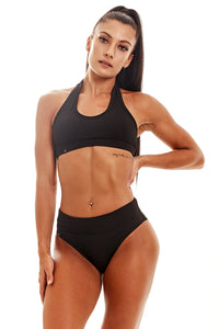 Karma Fold Over Shorts (Black)