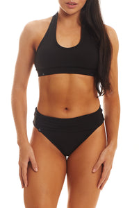 Karma Fold Over Shorts (Black)
