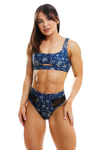Magnetism Bra (Navy Celestial)